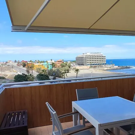 Beachfront Duplex Penthouse With Pool, Rooftop, Sea View Daire El Médano